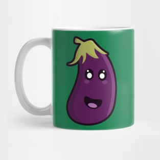 Kawaii Eggplant Mug